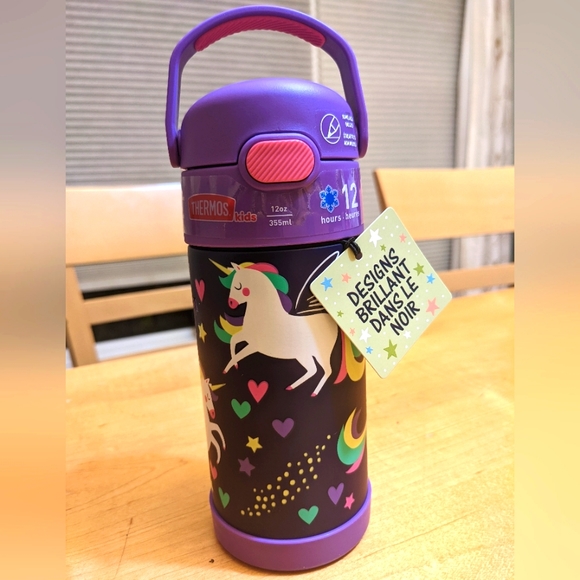 Thermos Kitchen Thermos Kids Funtainer Bottle Glow In The Dark
